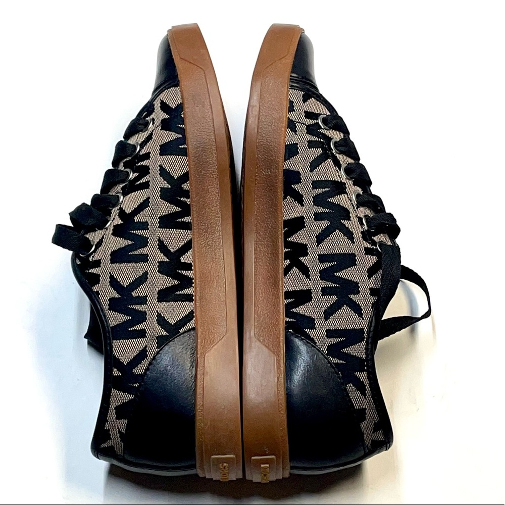 Michael Kors Women’s Lace Up Leather Sneakers Size 6.5M Round Toe - Picture 7 of 15